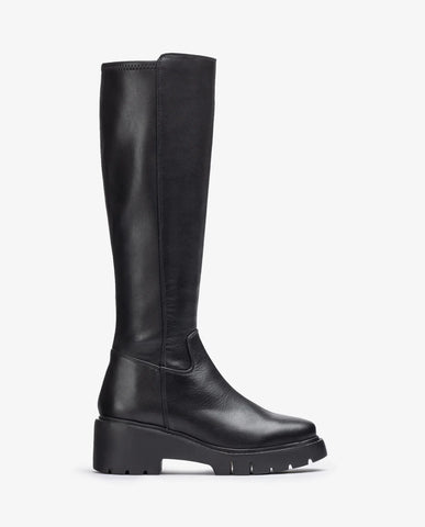 Unisa Jace Black Leather Boots