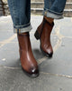 Paula Urban Brown Leather Boots