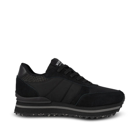 Woden Rojan Black Trainers