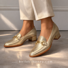 Wonders C-6030 Gold Loafer