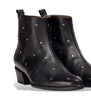 Wonders D-2002 Black Studded Boots