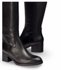 Wonders long Black Leather Boots