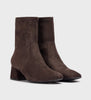 Wonders Brown Suede Sock Boots