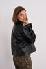 Black Faux Leather Jacket