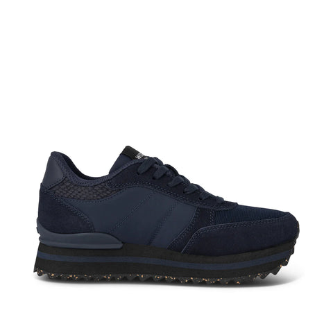 Woden Rojan Dark Navy Trainers