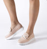 Wonders A2480 Nude-White Loafers