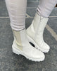 Unisa Ivory Chunky Boots