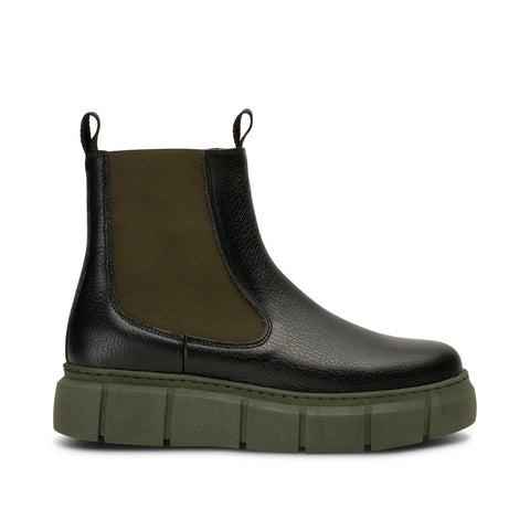 Shoe de Bear Black/Kaki Chelsea Boots