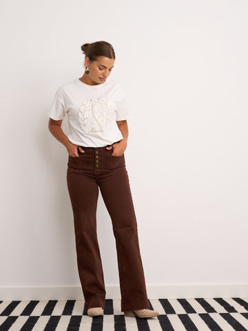 Toxic Bootleg Chocolate Stretch Jeans