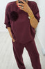 Burgandy 2-Piece