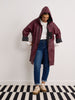 Burgandy Rain Coat