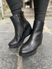 Paula Urban Black Wedge Boots