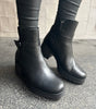 Paula Urban Black Buckle Boots