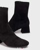 Wonders Black Suede Sock Boots