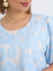 Rosie Blue Flower Top