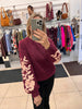 Dena Wine Knit