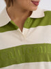 Green/Ecru Rugby Top