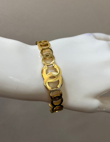 Gold Chanel Inspired Bangle