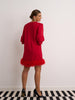 Red Shift Dress