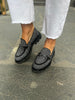Pedro Miralles Grey Sparkle Loafers