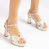 Unisa Onoa Gold Sandals