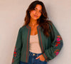 Green Embriodery Jacket