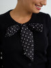 Black Polkadot Knit
