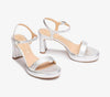 Unisa Silver Platform Sandals