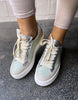 Meline Mint/White/Silver Trainers