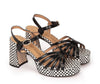 Pedro Miralles Platform Black/White Sandals