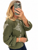 Leona Green Embriodery Jacket