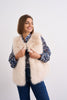 Cream Faux Fur Gilet