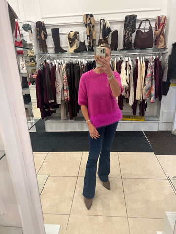 Cerise Fun Knit