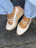 Unisa Ivory Wedge Espirdrilles