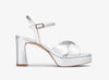 Unisa Silver Platform Sandals