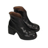 Wonders Black Leather platform Boots H-4963