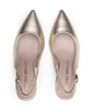 Pedro Miralles Platform Gold Slingbacks