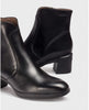 Wonders Black Leather Boots