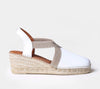 Toni Pons Terra White Leather Espirdrilles