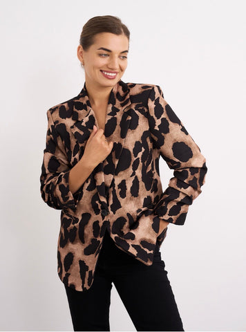 Leopard Blazer