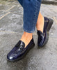 Wonders A-2474 Navy Soft Shine Loafers