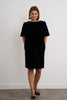 Black Velvet Shift Dress