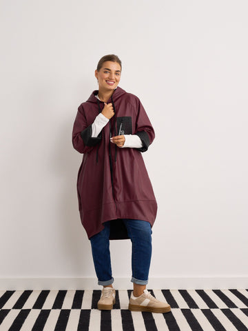 Burgandy Rain Coat