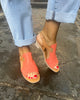 Paula Urban Jayne Coral Sandals