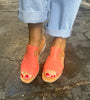 Paula Urban Jayne Coral Sandals