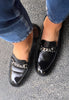 Wonders C7412 Black Loafers