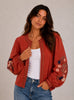 Rust Embriodery Jacket