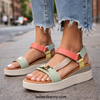 Oh my Sandals Coral Wedge