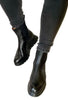 Wonders Black Leather Chelsea Boots C-7310