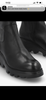 Wonders G-7030 Black Wedge Boots